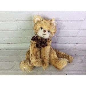 Bukowski Swedish Design Loke Cat Kitten Orange Tabby Plush Stuffed Animal Toy